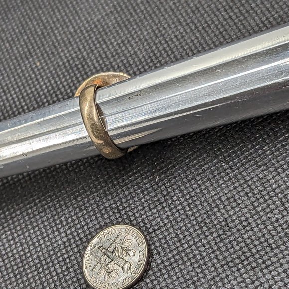 Sterling and Silver Druzy Ring 6 - Picture 2 of 4